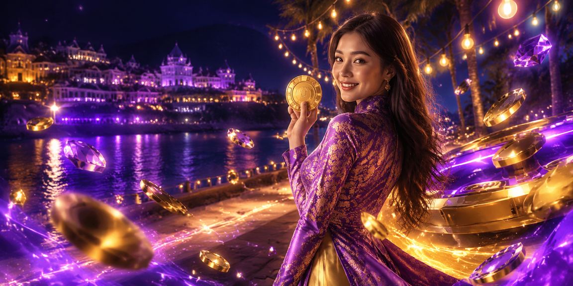 Phụ nữ mặc áo dài chơi casino betting tại Đà Lạt với không khí lãng mạn