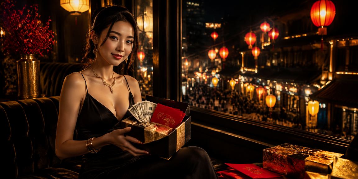 Người nhận phong bì đỏ thưởng tại quán cà phê Hà Nội